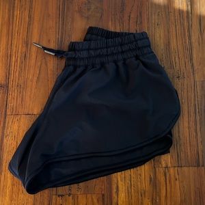 Black Lulu Lemon workout shorts
